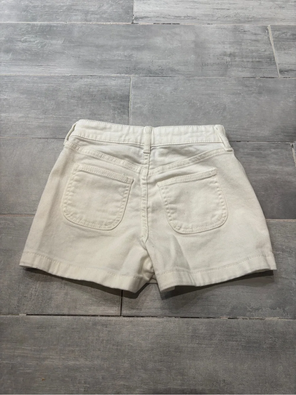 GAP Denim Girls Size 7 White Jean Denim Skort